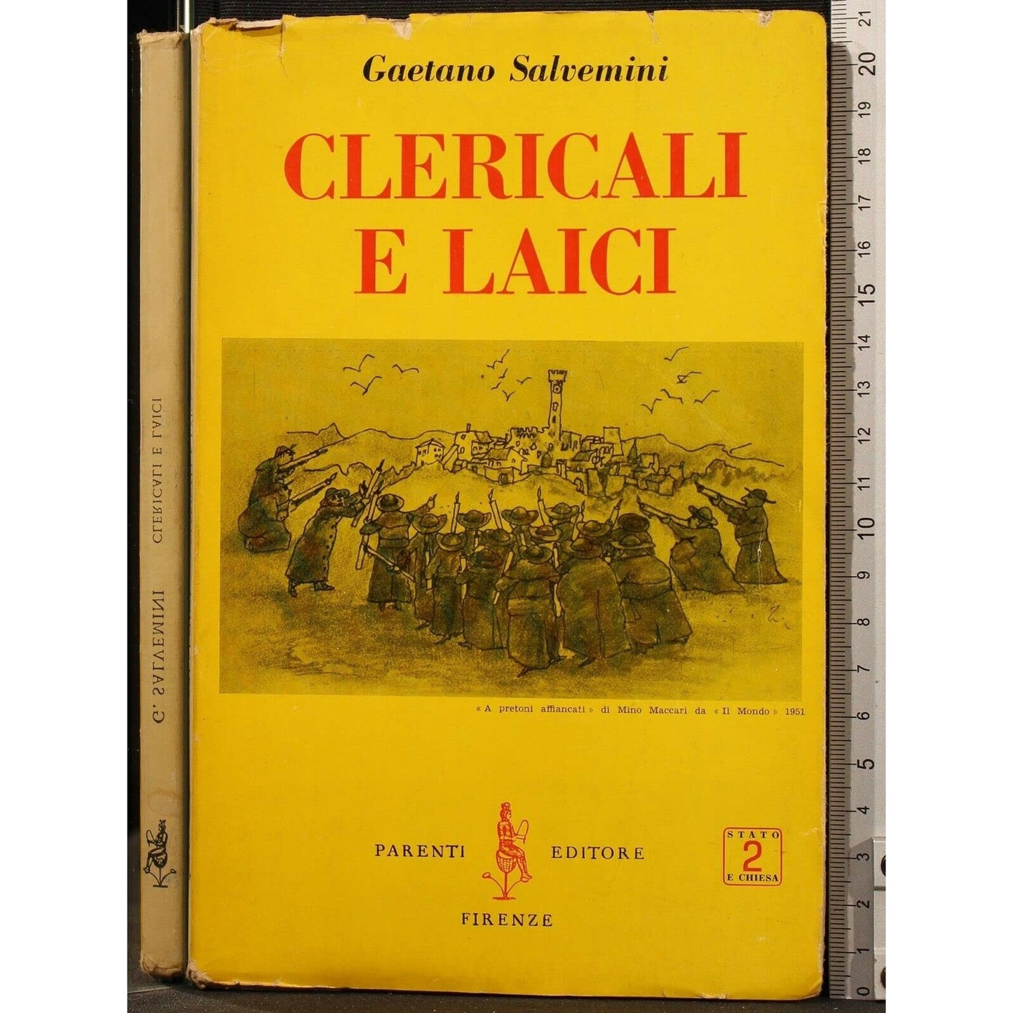 Libro - Clericali e laici - Salvemini, Gaetano