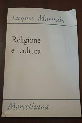 Libro - Religione e cultura - Maritain, Jacques