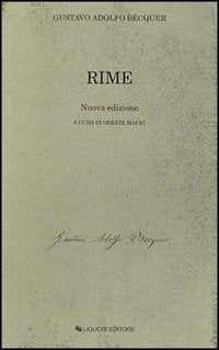 Libro - Rime - Bécquer, Gustavo Adolfo