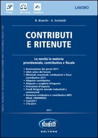 Libro - Contributi e ritenute - Bianchi, Nevio