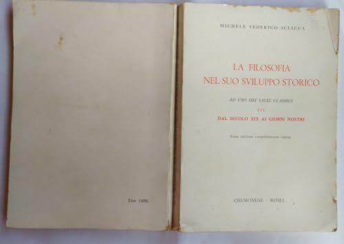 Libro - La filosofia nel suo sviluppo storico. Volume III - Michele Federico Sciacca