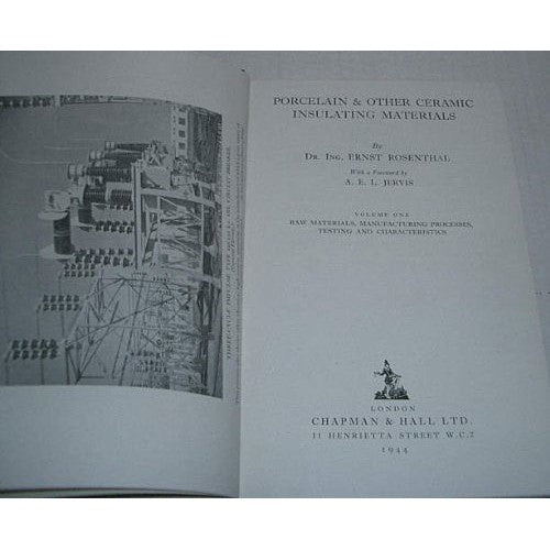 Book - Porcelain &amp; Other Ceramic Insulating Materials:Volum - Rosenthal,Dr Ernst