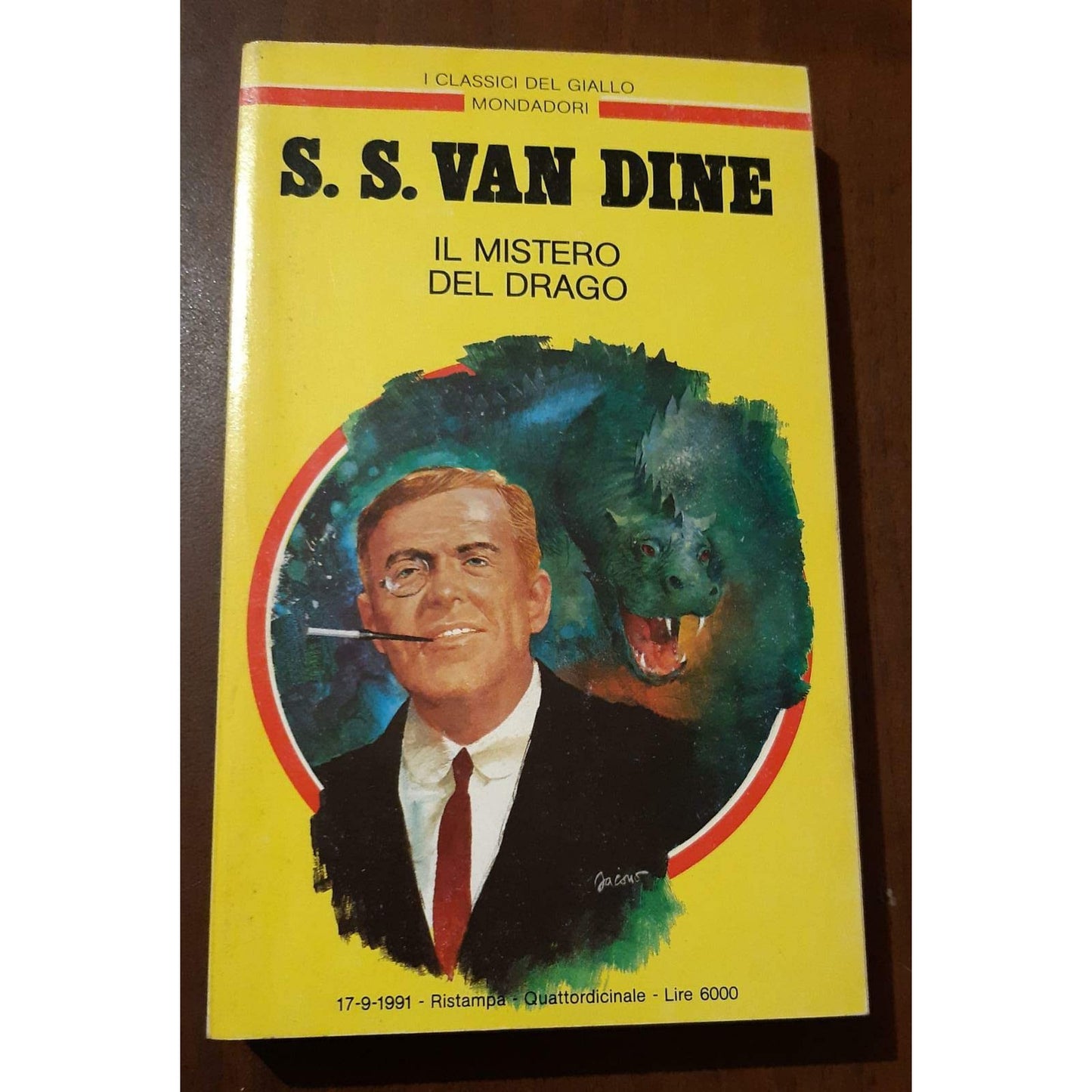 Libro - GIALLO MONDADORI IL MISTERO DEL DRAGO Van Dine - Van, Dine,S
