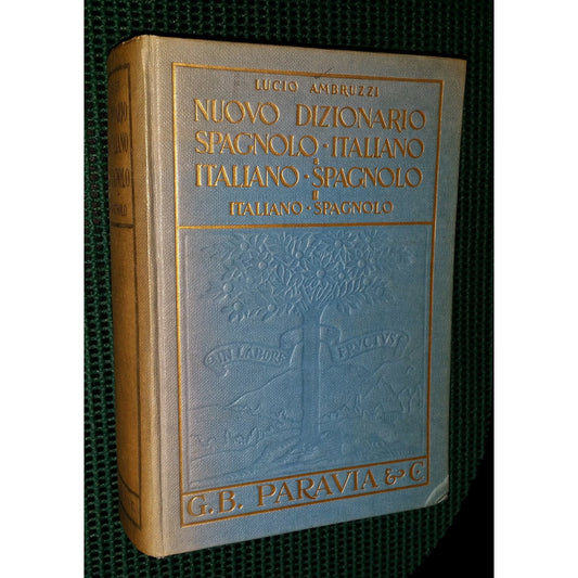 Libro - Nuovo dizionario italiano-spagnolo - Lucio, ambruzzi