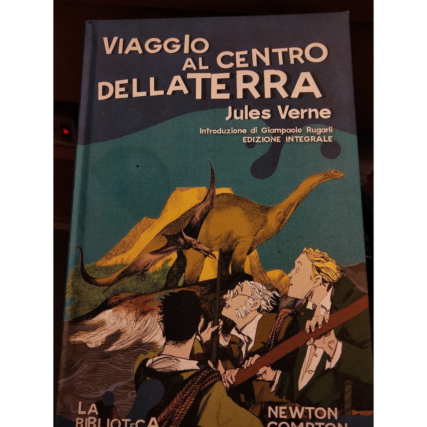 Libro - viaggio al centro della terra NEWTON - verne