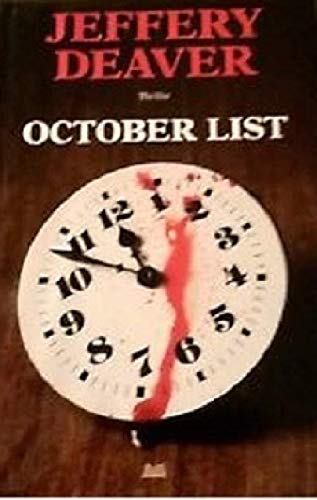 Libro - October list - Jeffery Deaver