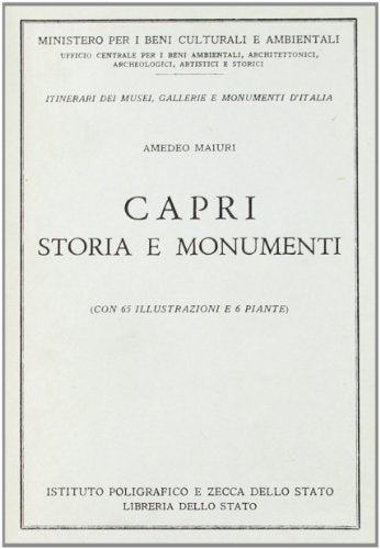 Libro - Capri. Storia e monumenti - Maiuri, Amedeo