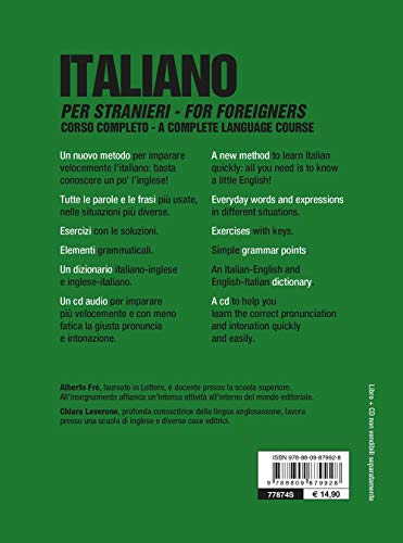 Libro - Italiano per stranieri. Corso completo. Con CD-Audio - Fré, Alberto