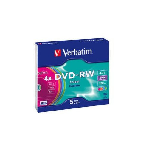 DVD - Verbatim DVD-RW 4.7GB - Confezione da 5