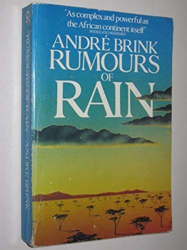 Libro - Rumours of Rain - Brink, Andre