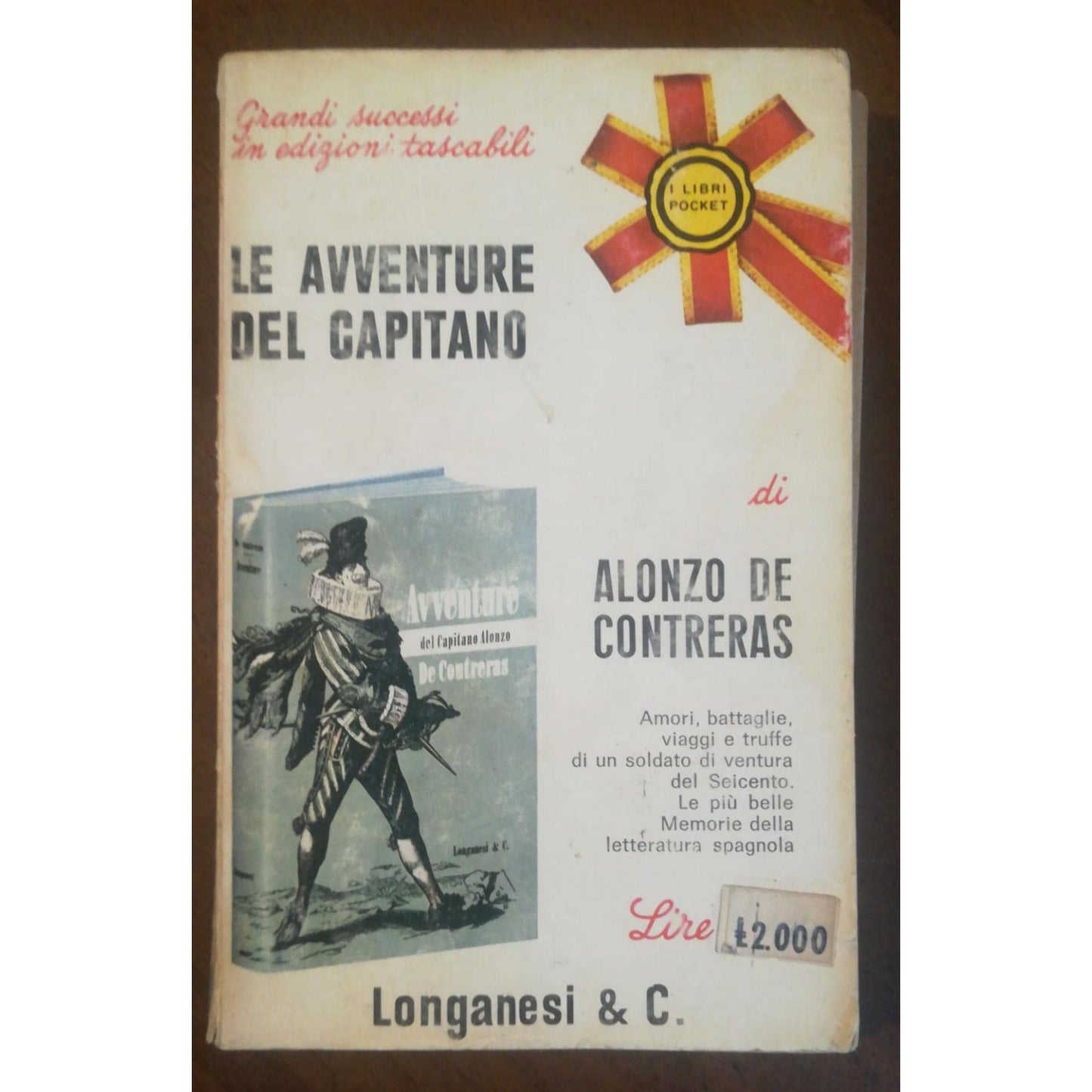 Libro - Le avventure del capitano 1582-1633 - Alonzo, De Contreras T