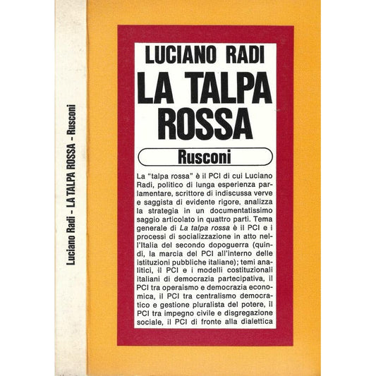 Libro - La talpa rossa - Luciano, Radi