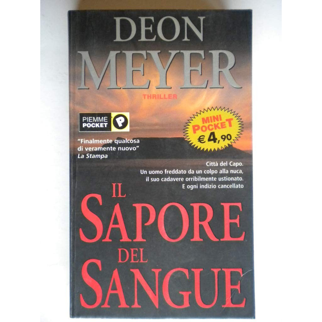 Libro - Il sapore del sangue - Meyer, Deon