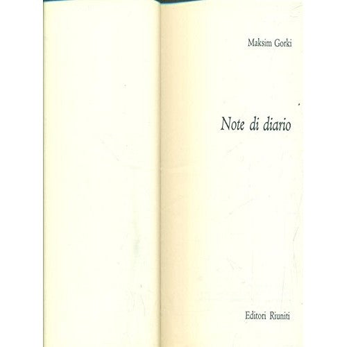 Book - Works vol. 13: Diary Notes - Maksim Gorki