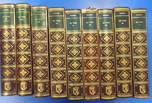 Libro - Vite di Vasari 9 volumi eccellenti pittori scultori e architettori - Vasari Giorgio