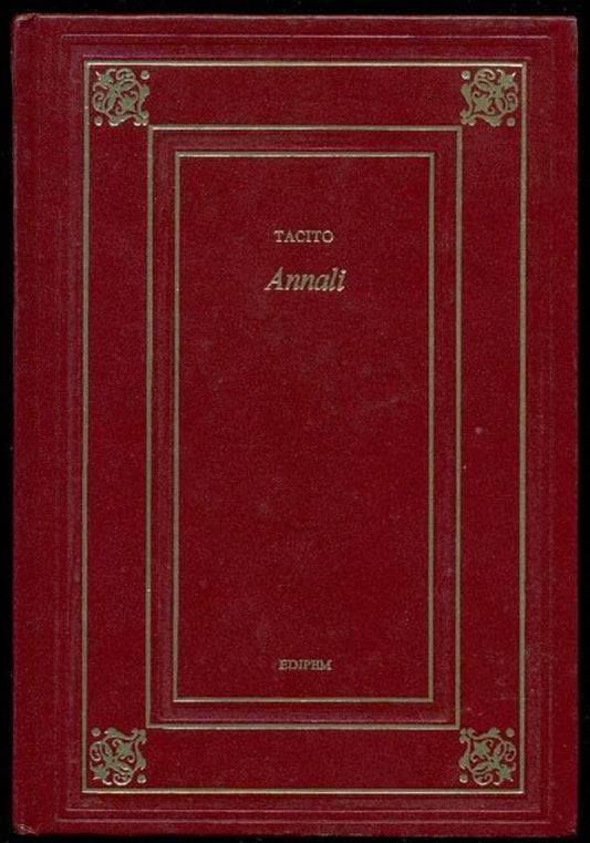 Libro - ANNALI EDIPEM 1974 - PUBLIO CORNELIO TACITO