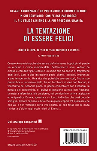 Libro - La tentazione di essere felici - Marone, Lorenzo