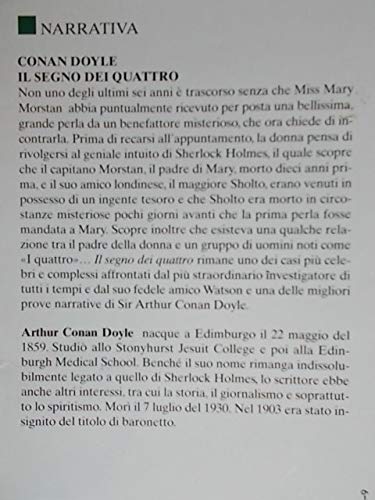 Libro - Il segno dei quattro. Sherlock Holmes - Doyle, Arthur Conan
