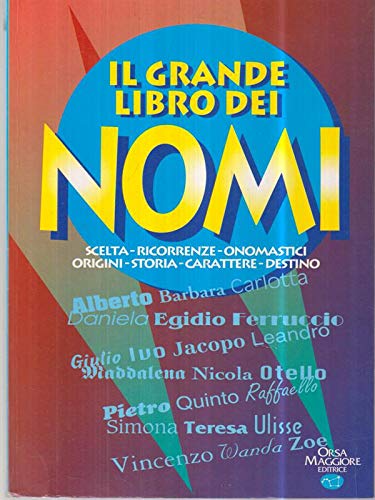 Libro - Il grande libro dei nomi - aa.vv.