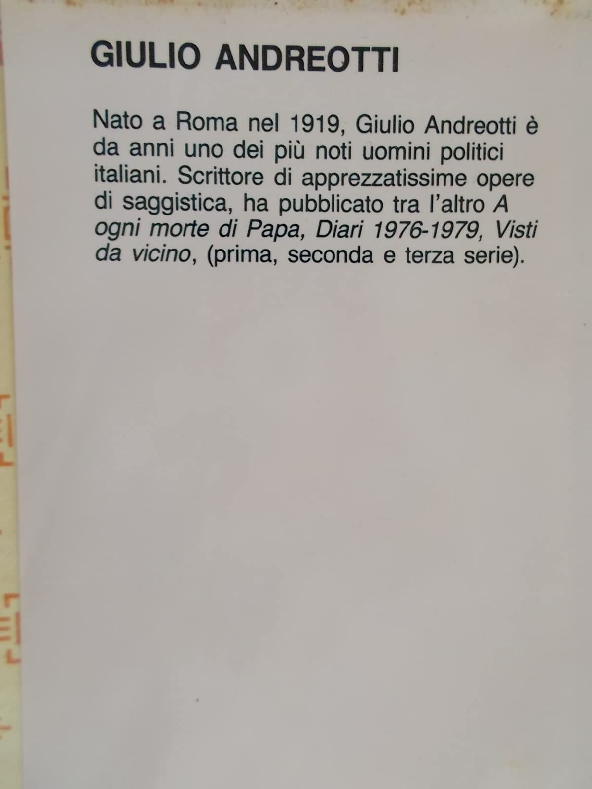Libro - ONOREVOLE, STIA ZITTO - Giulio, Andreotti