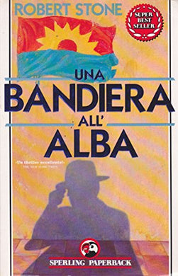 Una bandiera all'alba