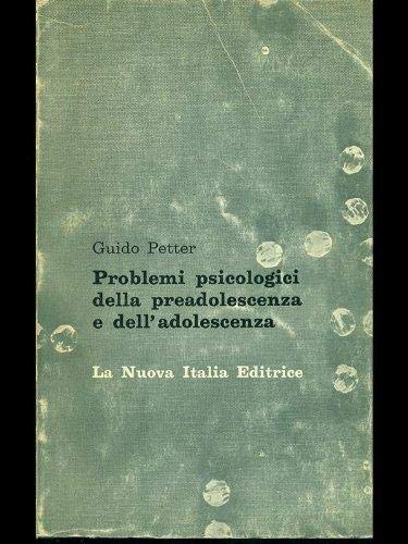 Problemi psicologici della preadolescenza e dell'adolescenza