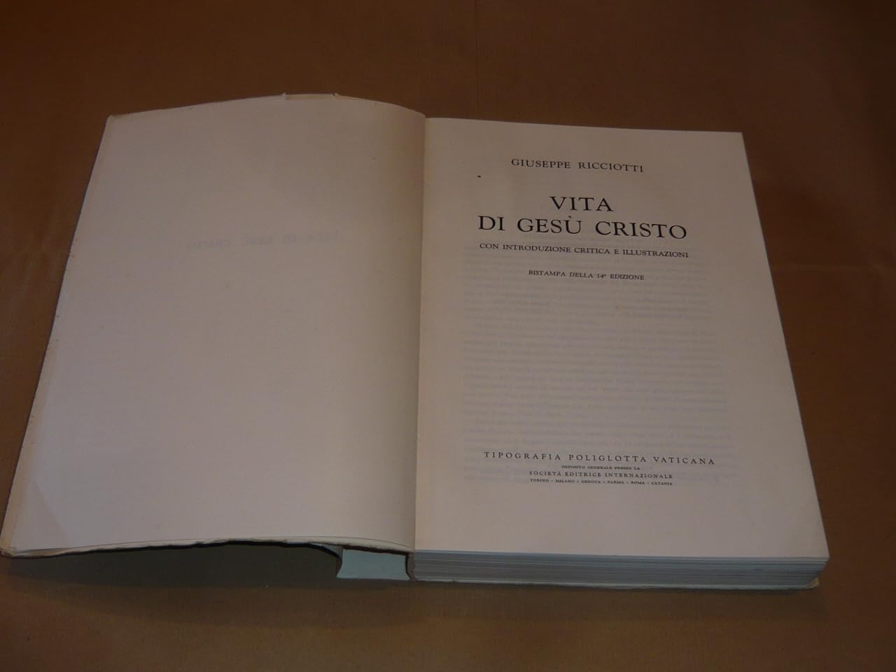 Vita di Gesù Cristo con introduzione critica e il