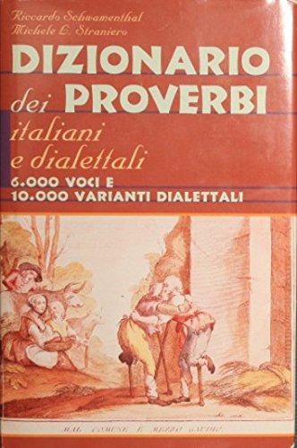 Libro - DIZIONARIO DEI PROVERBI ITALIANI E DIALETTALI. - Riccardo Schwamenthal, Michele L. Straniero.
