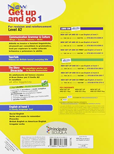 Libro - Get up and go. Per le Scuole superiori. Volume 1. [Lingua inglese]: Vol. 1 - Harmer, Janet