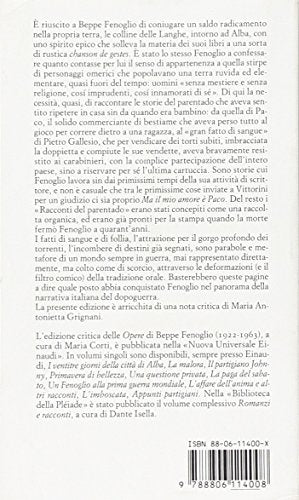 Un giorno di fuoco. Racconti del parentado