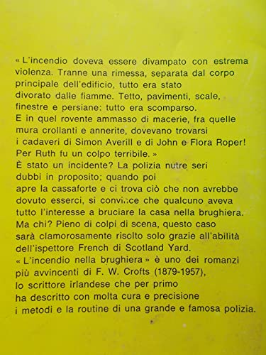 Libro - L'incendio nella brughiera - Freeman Wills Crofts