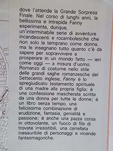 Libro - Fanny - Ovvero La Veridica Storia Delle Avventure Di Fanny Hackabout-Jones - Erica Jong