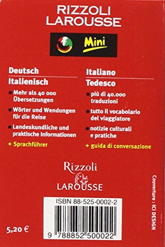 Libro - Dizionario Larousse mini deutsch-italienisch, italiano-tedes