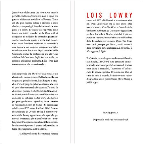Libro - The giver - Lowry, Lois
