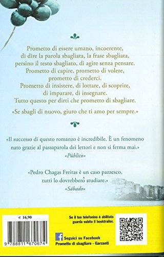 Libro - Prometto di sbagliare - Chagas Freitas, Pedro