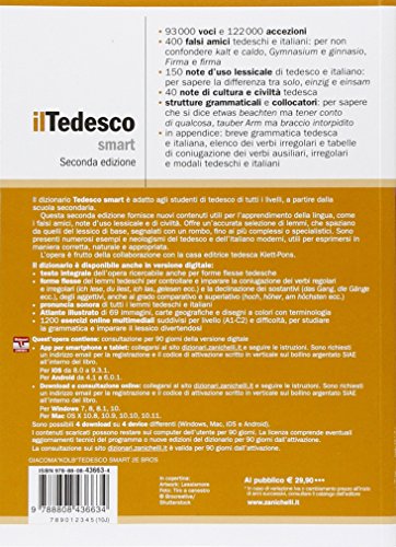 Libro - Il tedesco smart. Dizionario tedesco-italiano, Italienisch-Deutsch. Con aggiorna - Giacoma, Luisa