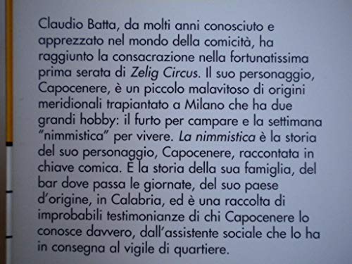 Libro - La nimmistica - Batta, Claudio