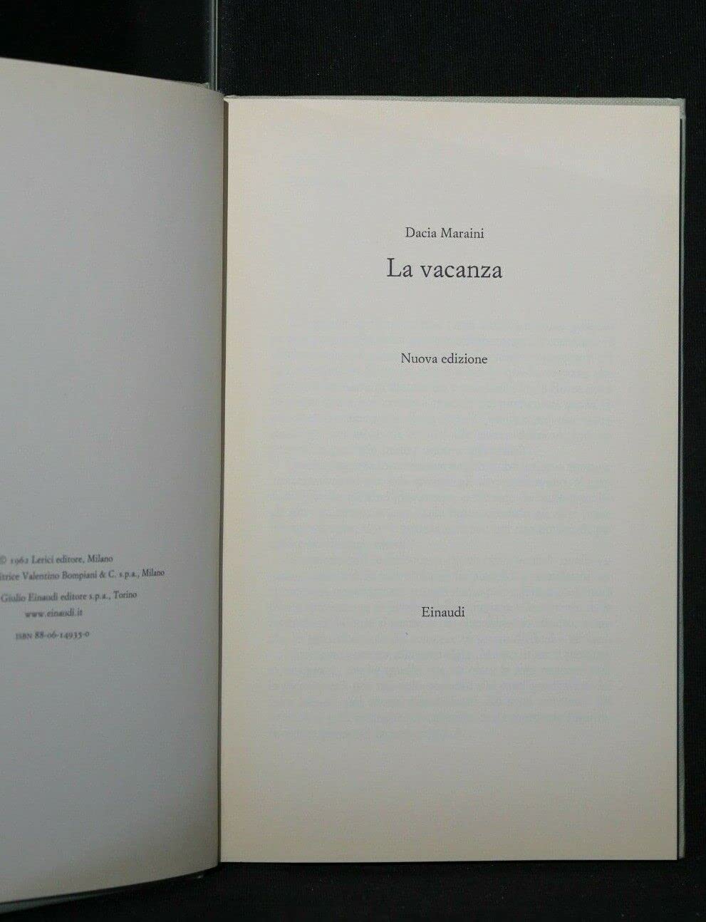 LA VACANZA