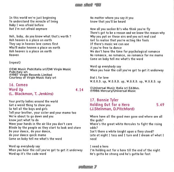 One Shot 80 Vol. 07