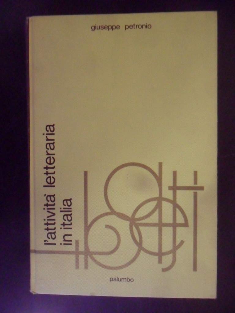 Libro - ATTIVITA LETTERARIA IN ITALIA 1979 - G.Petronio