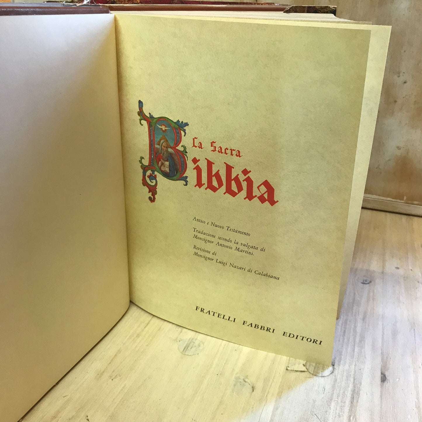 Enciclopedia La Sacra Bibbia Illustrata Fratelli Fabbri Editori 7 volumi 1963