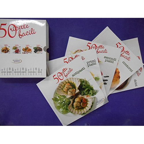 Libro - 50 ricette facili 5 volumi