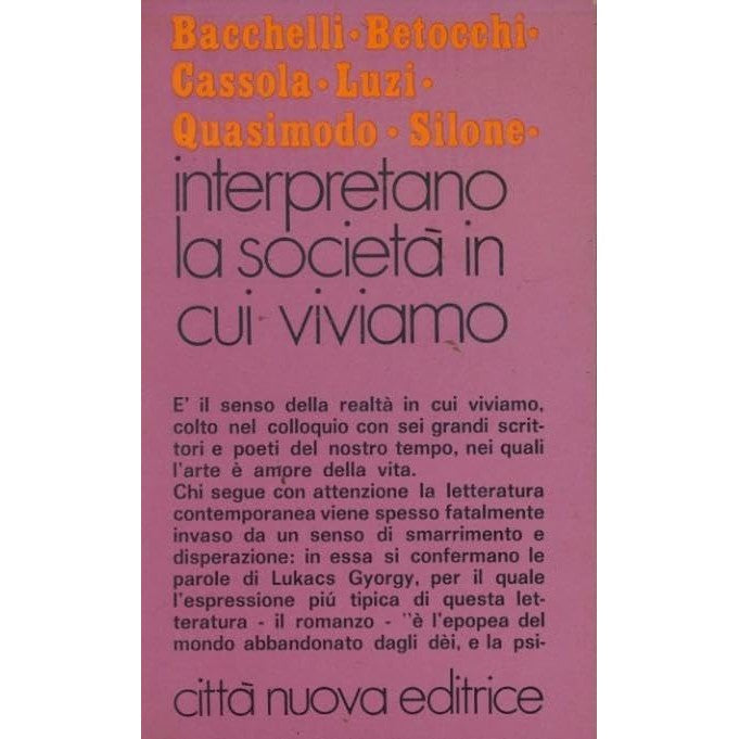 Librisaggi Interpretano La Società in Cui Viviamo