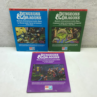 Manuale DUNGEONS & DRAGONS modulo B2 B3 B4 personaggi EG giochi