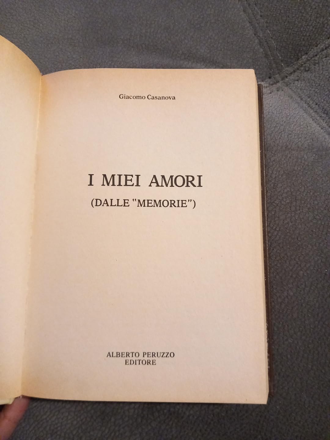 I MIEI AMORI, RILAGATO BIBLIOTECA