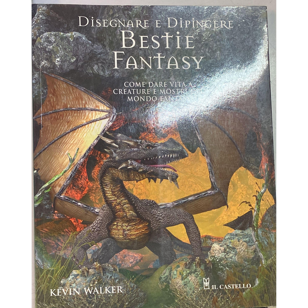 Libro - Disegnare e dipingere bestie fantasy Ediz illustrata - Walke