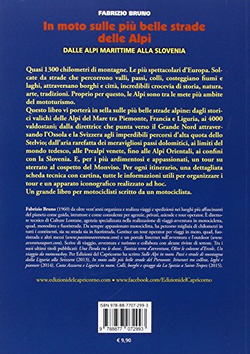 Libro - In moto sulle più belle strade delle Alpi. Dalle Alpi Marittime alla Slovenia - Bruno, Fabrizio