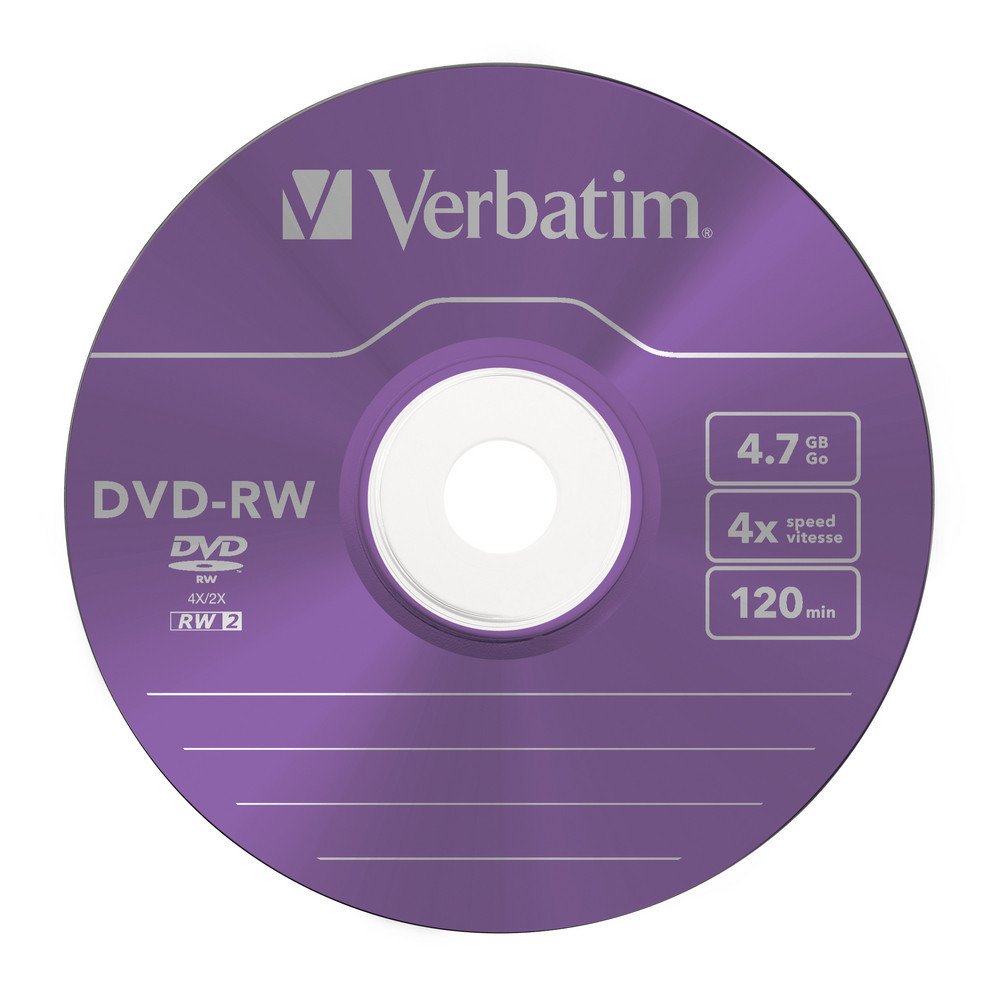 DVD - Verbatim DVD-RW 4.7GB - Confezione da 5