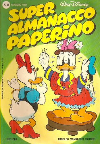 Libro - Super Almanacco Paperino 11 maggio 1981 - aa.vv.