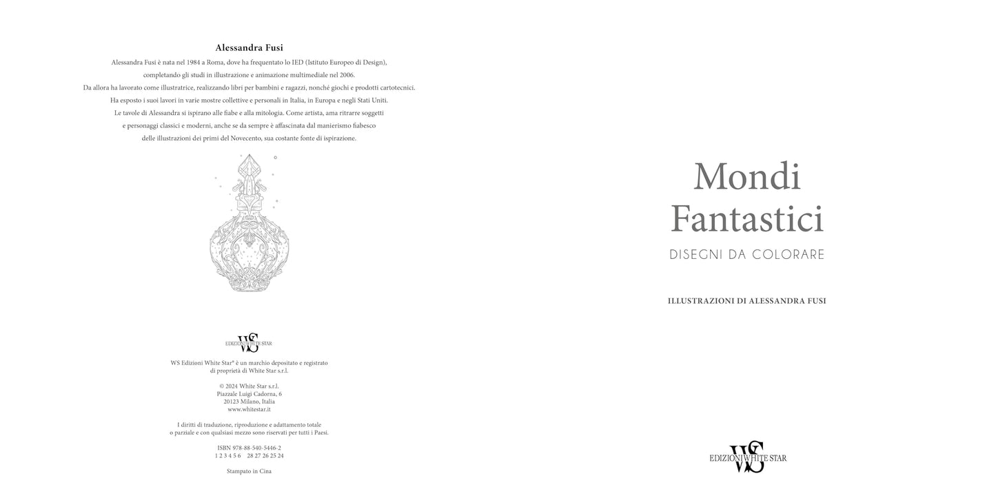 Mondi fantastici. Disegni da colorare. Ediz. illustrata
